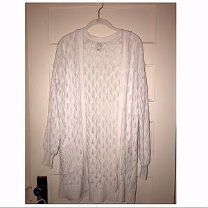 Crochet long sleeve sweater